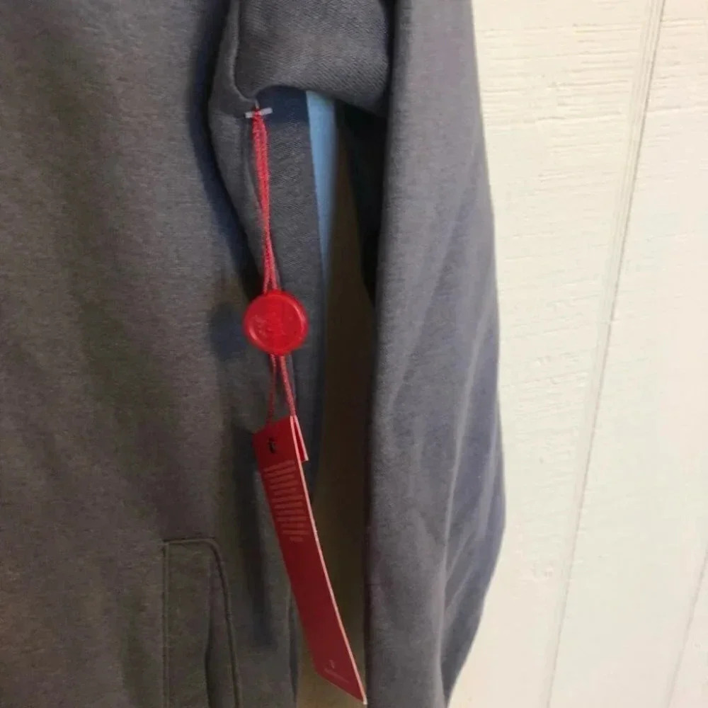 True Religion Boys Charcoal Color Block TR Zip-Up Hoodie Size M & L NWT - Picture 8 of 12